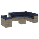 Lounge tuinset met waterdichte tas in grijs materiaal en gepoedercoat staal - Grijs - Tuinsets