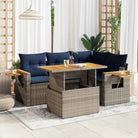 Lounge tuinset met waterdichte tas in grijs materiaal en gepoedercoat staal - Tuinsets