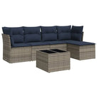 Lounge tuinset met waterdichte tas in grijs materiaal en gepoedercoat staal - Tuinsets