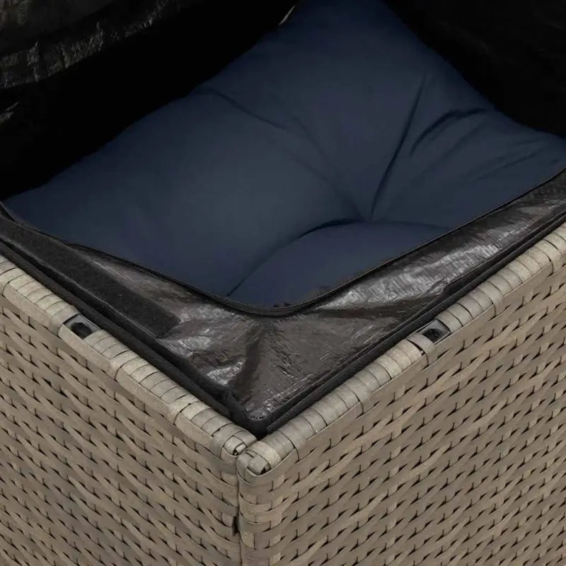 Lounge tuinset met waterdichte tas in grijs materiaal en gepoedercoat staal - Grijs - Tuinsets