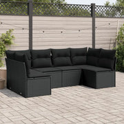 Lounge tuinset met waterdichte tas in zwart gepoedercoat staal - Tuinsets