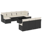 Lounge tuinset met zwart materiaal en waterdichte tas van gepoedercoat staal - Tuinsets