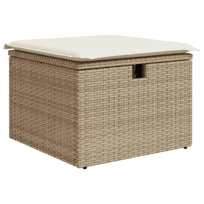 Lounge Tuinset van Beige Materiaal en Gepoedercoat Staal - Tuinsets