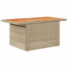 Lounge tuinset van beige materiaal met gepoedercoat staal afmetingen - Tuinsets