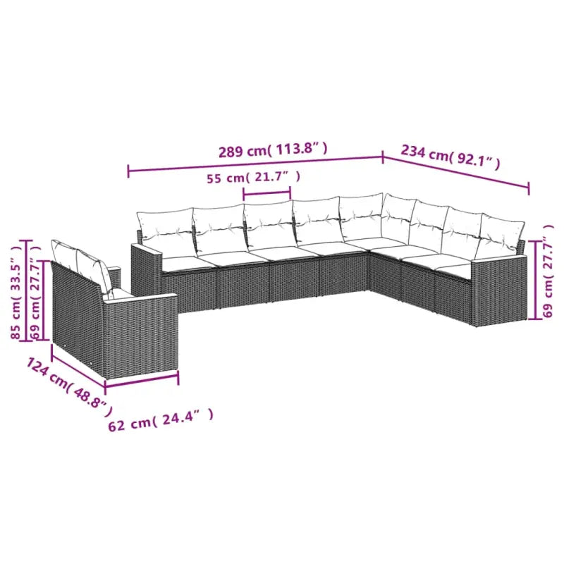 Lounge tuinset van gepoedercoat staal met beige materiaal en optimale afmetingen - Tuinsets