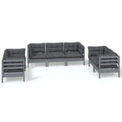 Lounge tuinset van massief grenenhout voor comfortabel buiten zitten - Tuinsets