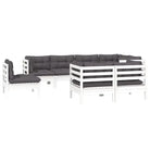 Lounge tuinset van massief grenenhout voor ontspanning en gezelligheid - Tuinsets