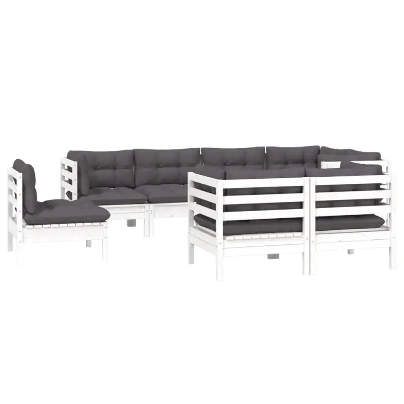 Lounge tuinset van massief grenenhout voor ontspanning en gezelligheid - Tuinsets