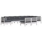 Lounge Tuinset van Massief Grenenhout voor Ontspanning en Gezelligheid - Tuinsets