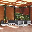 Lounge Tuinset van Massief Grenenhout voor Ontspanning en Gezelligheid - Tuinsets