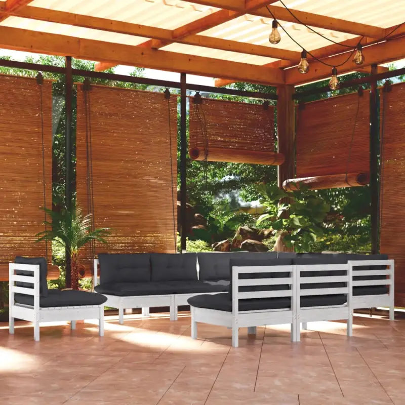 Lounge Tuinset van Massief Grenenhout voor Ontspanning en Gezelligheid - Tuinsets