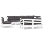 Lounge tuinset van massief grenenhout voor ontspanning en gezelligheid - Tuinsets