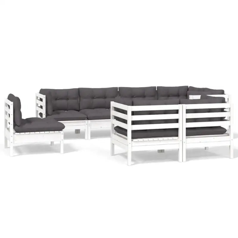 Lounge tuinset van massief grenenhout voor ontspanning en gezelligheid - Tuinsets