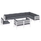 Lounge tuinset van massief grenenhout voor ontspanning en gezelligheid - Tuinsets
