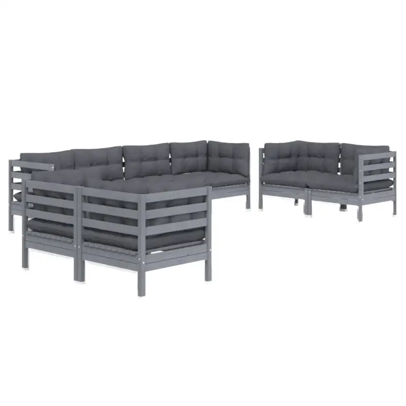 Lounge tuinset van massief grenenhout voor ontspanning en samenkomen - Tuinsets