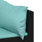 Lounge Tuinset van Poly Rattan met Eenvoudig Schoon en Geharde Glas - Tuinsets