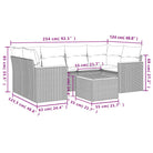 Lounge tuinset van zwart materiaal met gepoedercoat staal en waterdichte tas - Tuinsets