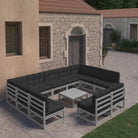Lounge Tuinset voor Ontspanning en Gezelligheid - Grijs / Ja - Tuinsets