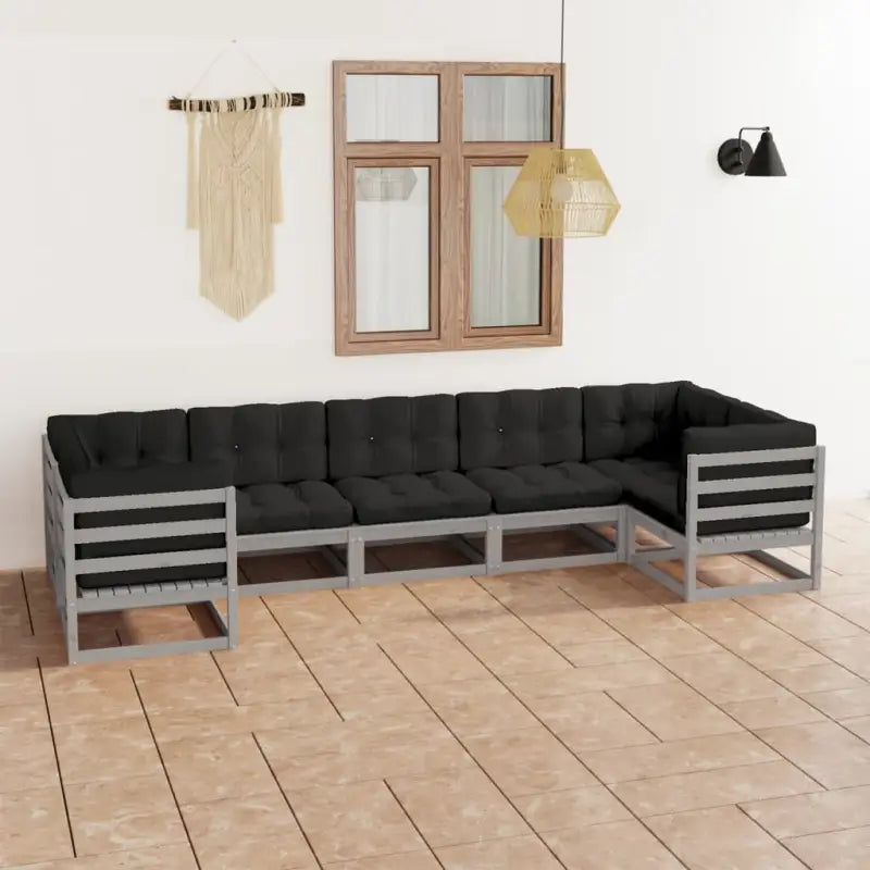 Lounge Tuinset voor ontspanning en gezelligheid - Grijs / Ja - Tuinsets