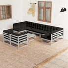Lounge tuinset voor ontspanning en gezelligheid - Grijs / Ja - Tuinsets