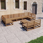 Lounge Tuinset voor Ontspanning en Gezelligheid - Honingbruin / Nee - Tuinsets