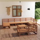 Lounge tuinset voor ontspanning en gezelligheid - Honingbruin / Nee - Tuinsets