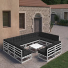 Lounge Tuinset voor Ontspanning en Gezelligheid - Wit / Ja - Tuinsets