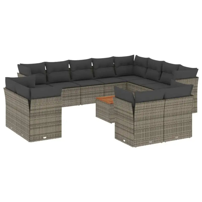 Lounge tuinsets in grijs materiaal met waterdichte tas en gepoedercoat staal - Tuinsets