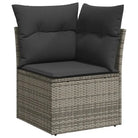 Lounge tuinsets in grijs materiaal met waterdichte tas en gepoedercoat staal - Tuinsets