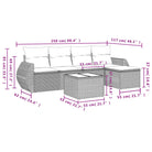 Lounge tuinsets van zwart materiaal en gepoedercoat staal met ideale afmetingen - Tuinsets