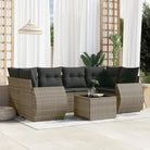 Lounge tuinstoel met grijs materiaal en gepoedercoat staal afmetingen - Grijs - Tuinsets