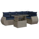 Lounge tuinstoel met waterdichte tas en grijs gepoedercoat staal - Grijs / met opbergruimte - Tuinsets