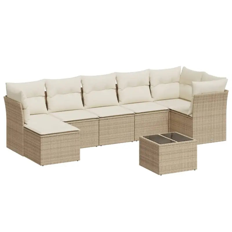 Lounge tuinstoel set met beige materiaal en gepoedercoat staal - Tuinsets