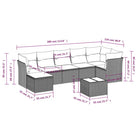 Lounge tuinstoel set met beige materiaal en gepoedercoat staal - Tuinsets