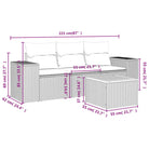 Lounge tuinstoel set met waterdichte tas en grijs gepoedercoat staal - Tuinsets