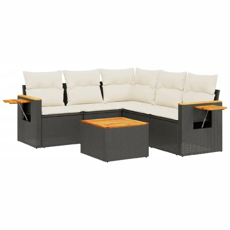 Lounge tuinstoel set met zwart materiaal en waterdichte tas - Tuinsets