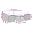 Lounge tuinstoelen set met beige materiaal en gepoedercoat staal - Tuinsets