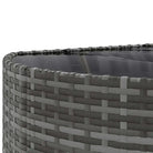 Lounge tuinstoelen set met grijs materiaal en gepoedercoat staal - Tuinsets