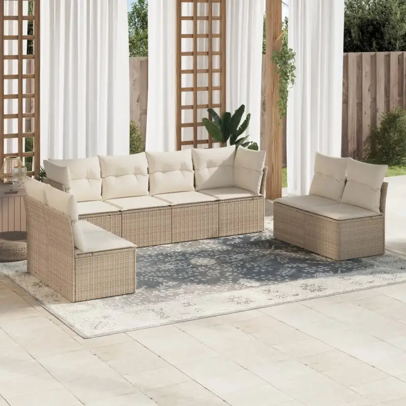 Lounge tuinstoelset van poly rattan met comfortabele zitervaring - Tuinsets