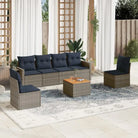 Loungebank in grijs materiaal met waterdichte tas en gepoedercoat staal - Grijs - Tuinsets
