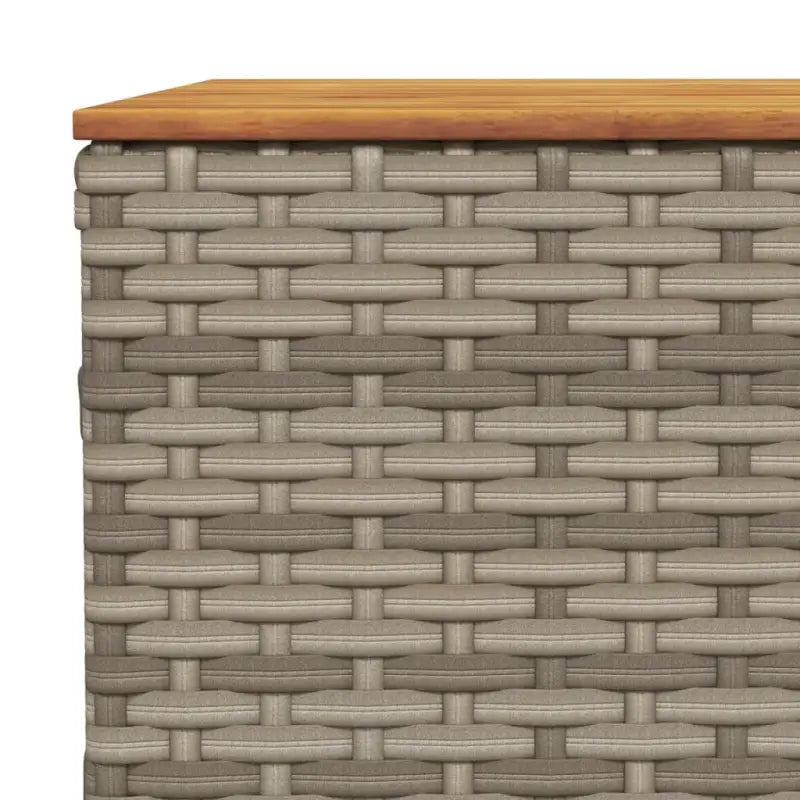 Loungebank in grijs met gepoedercoat staal en natuurlijke olieafwerking - Tuinsets