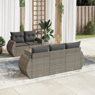 Loungebank in zwart materiaal met waterdichte tas en gepoedercoat staal - Grijs - Tuinsets