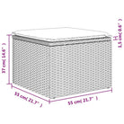 Loungebank met beige materiaal en gepoedercoat staal voor tuin en terras - Tuinsets