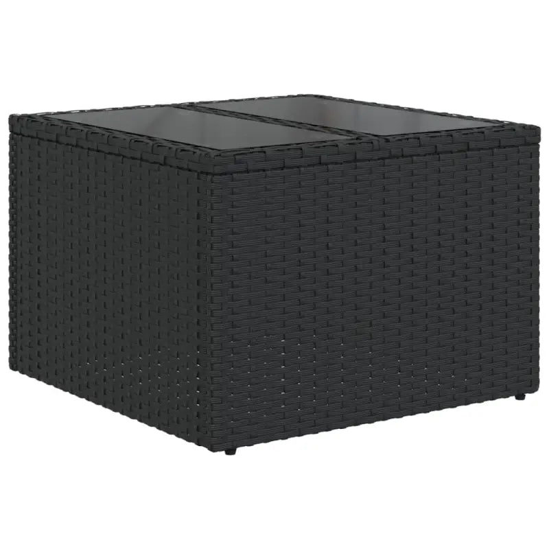 Loungebank met poly rattan en gepoedercoat staal voor de tuin - Tuinsets