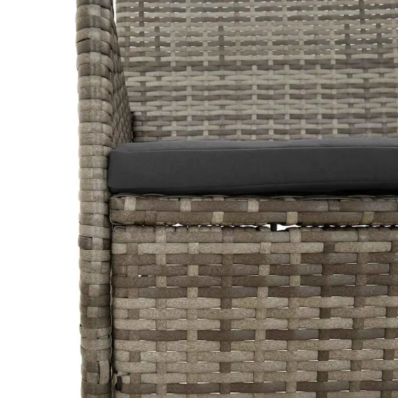 Loungebank met poly rattan en gepoedercoat staal voor in de tuin - Tuinsets