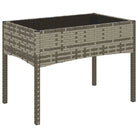 Loungebank met poly rattan en gepoedercoat staal voor in de tuin - Tuinsets