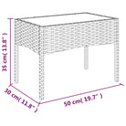 Loungebank met poly rattan en gepoedercoat staal voor in de tuin - Tuinsets