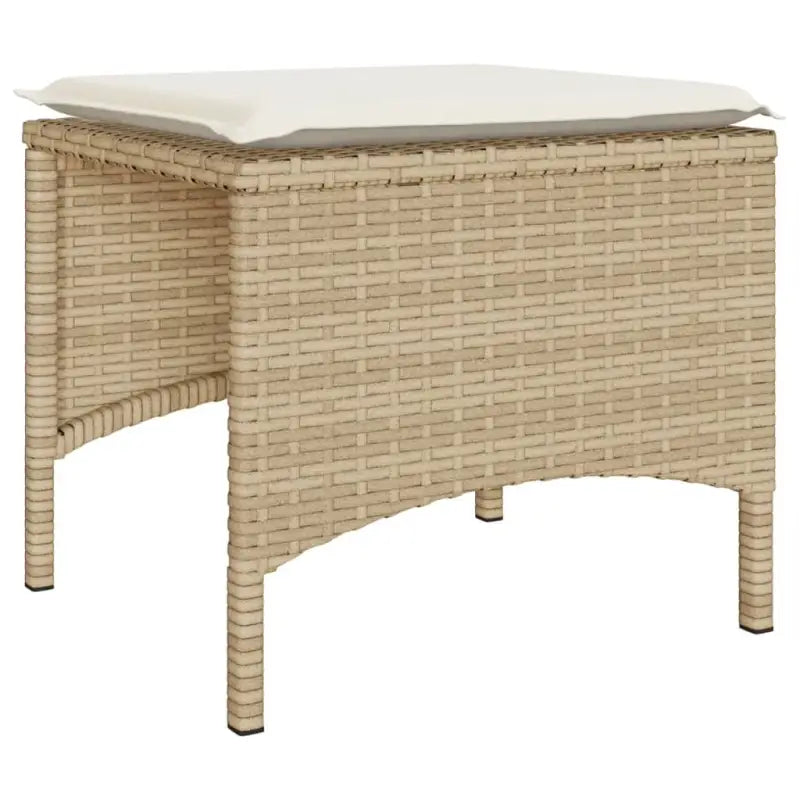 Loungebank met poly rattan en wasbare hoes voor buitenruimte - Loungebanken
