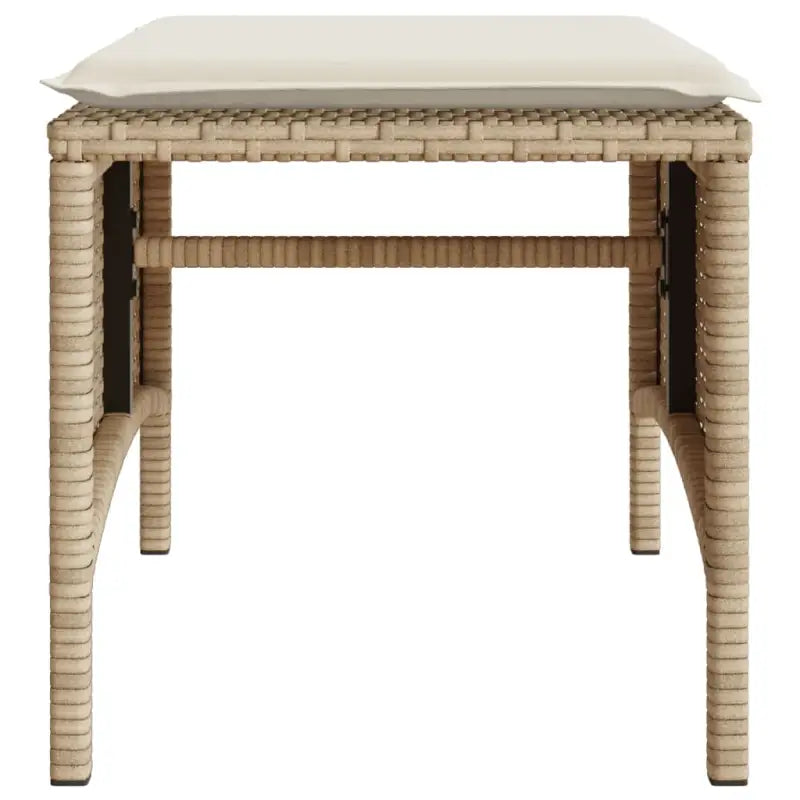 Loungebank met poly rattan en wasbare hoes voor buitenruimte - Loungebanken
