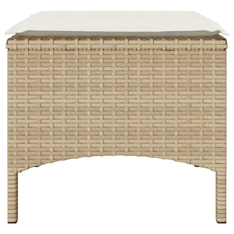 Loungebank met poly rattan en wasbare hoes voor buitenruimte - Loungebanken